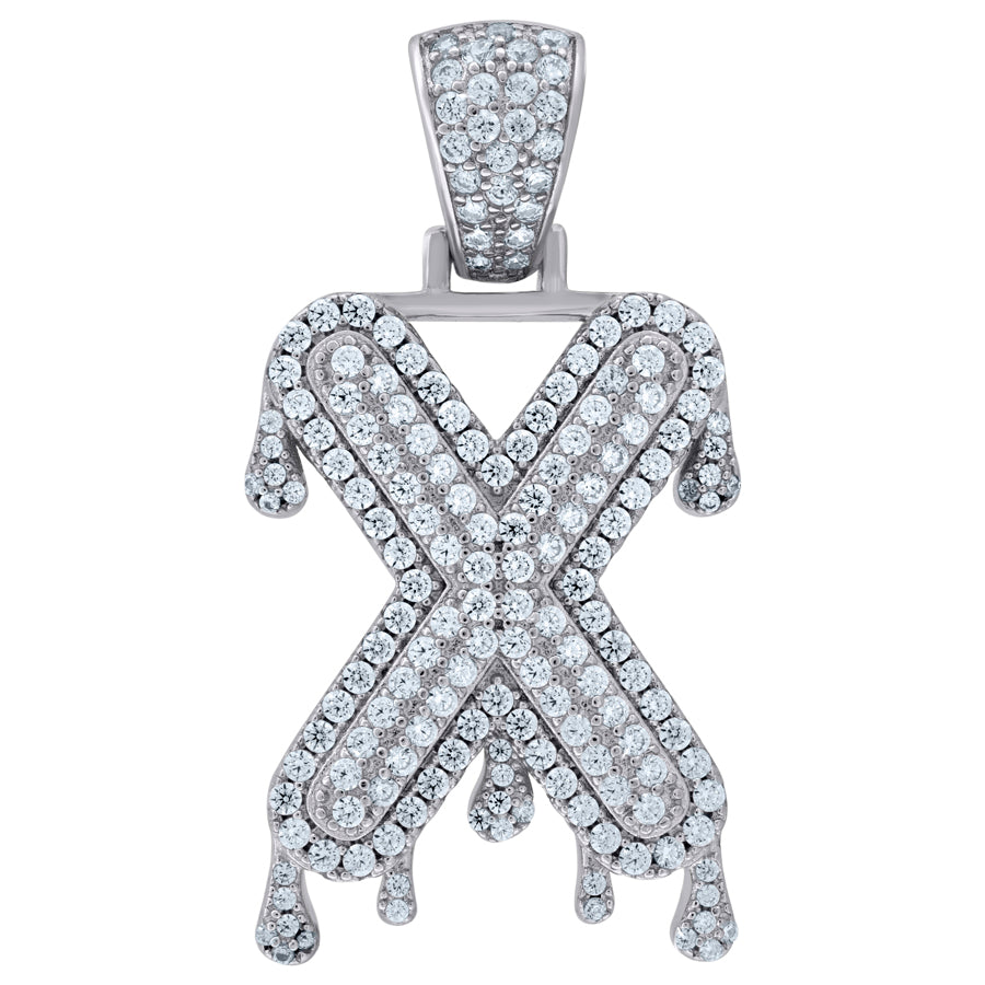 925-Silver Pendant "X" Initial