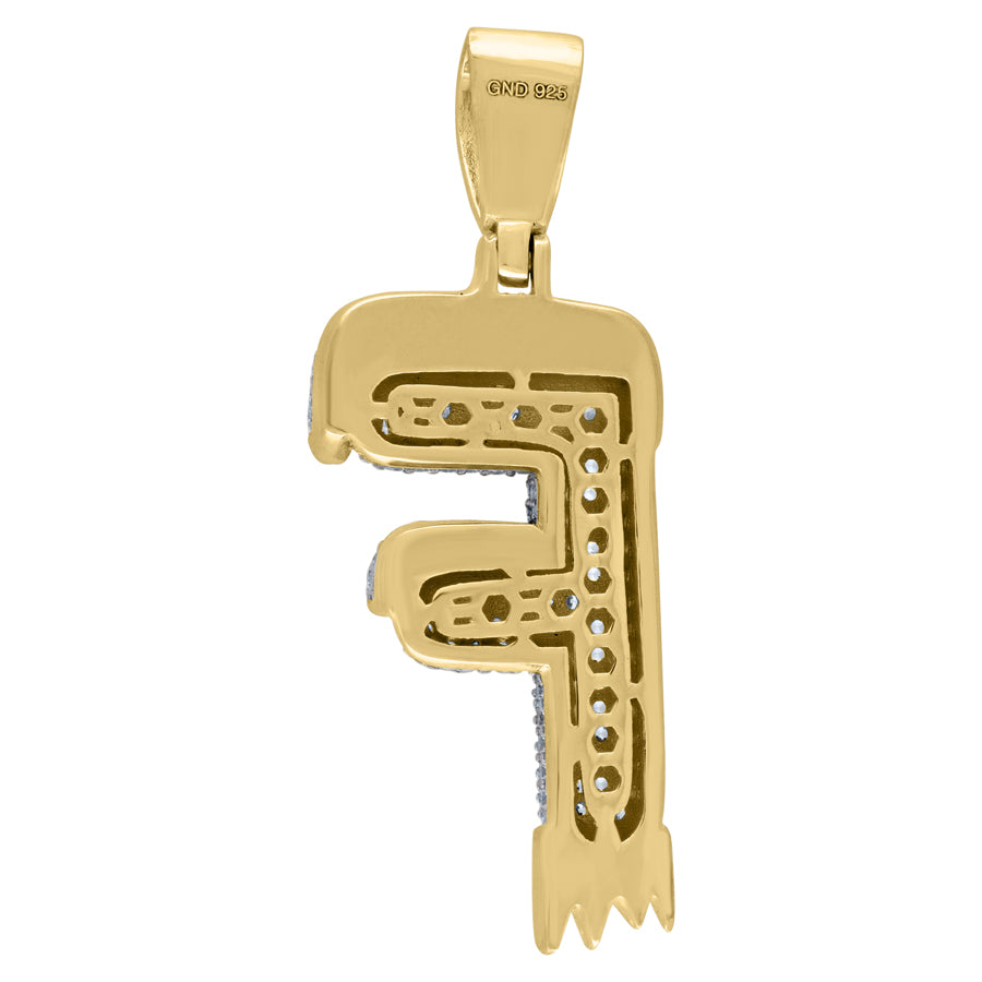 925-Silver Pendant "F" Initial