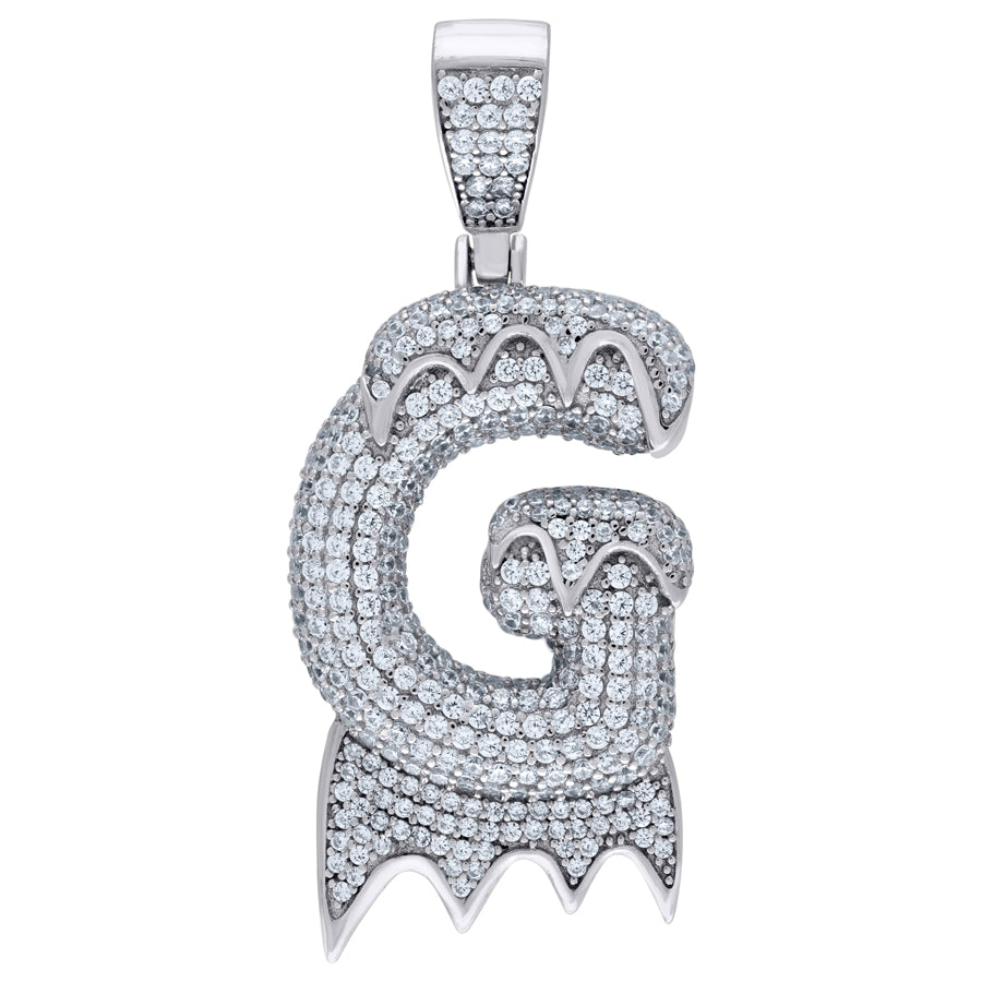 925-Silver Pendant "G" Initial