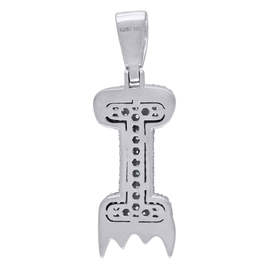 925-Silver Pendant "I" Initial
