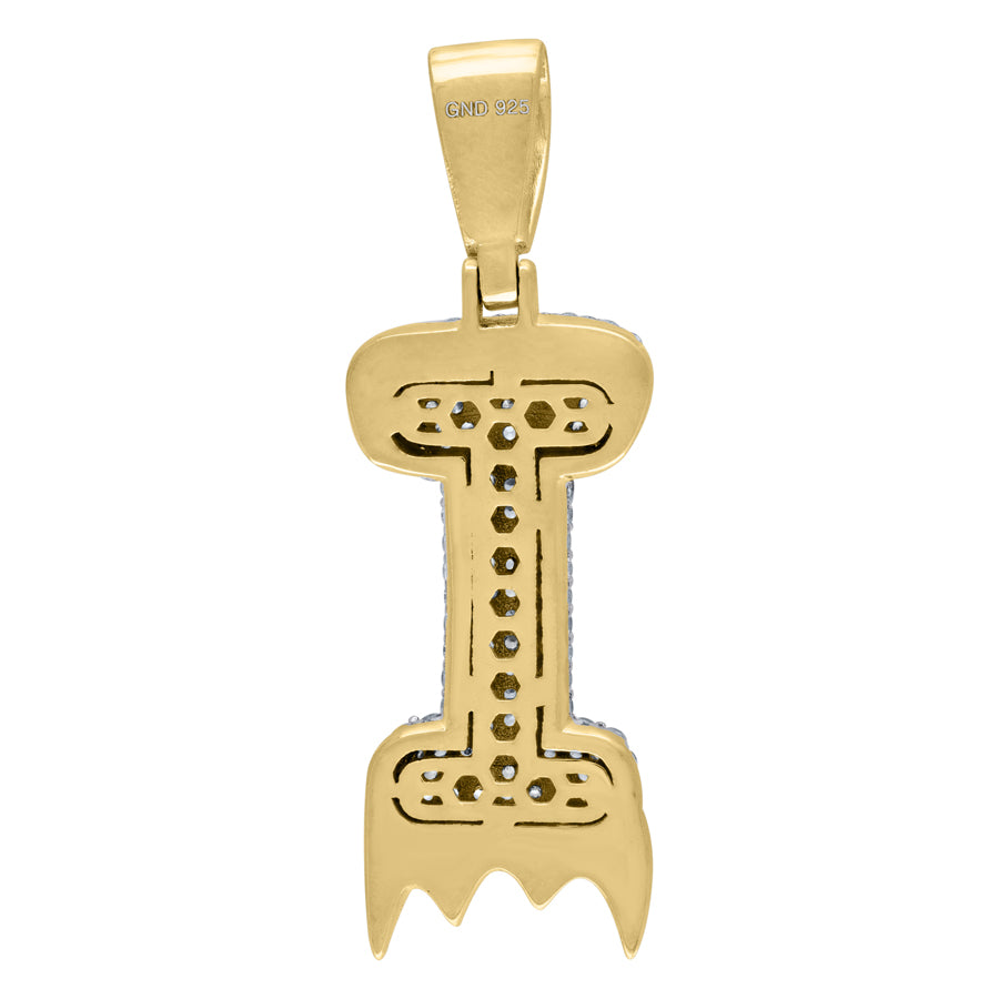 925-Silver Pendant "I" Initial