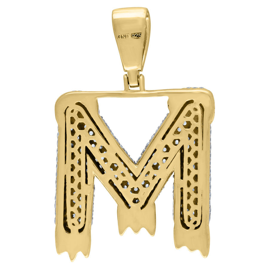 925-Silver Pendant "M" Initial