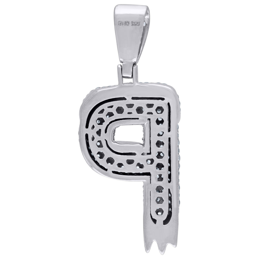 925-Silver Pendant "P" Initial