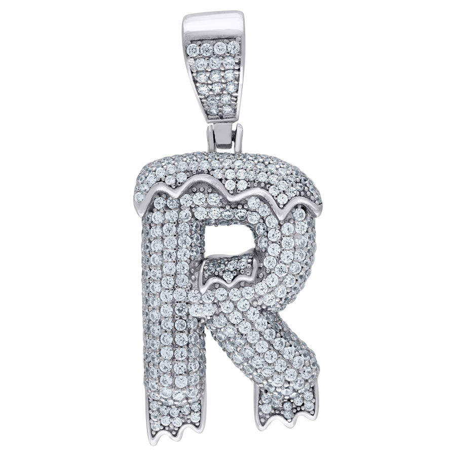 925-Silver Pendant "R" Initial