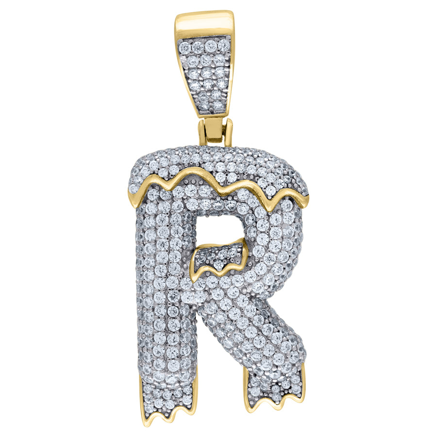 925-Silver Pendant "R" Initial