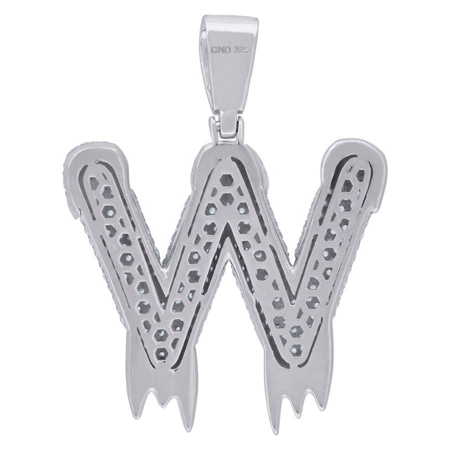 925-Silver Pendant "W" Initial