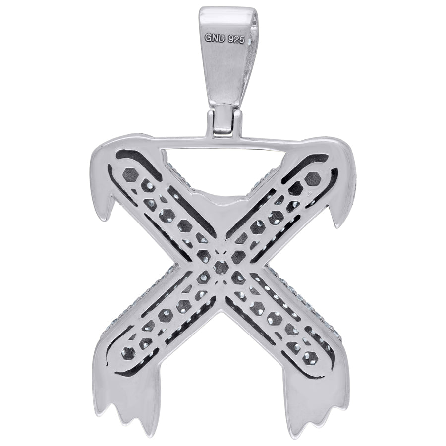925-Silver Pendant "X" Initial