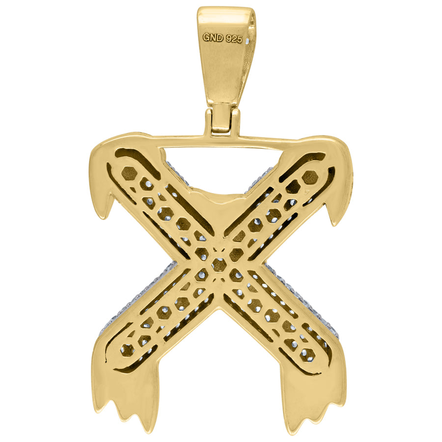 925-Silver Pendant "X" Initial