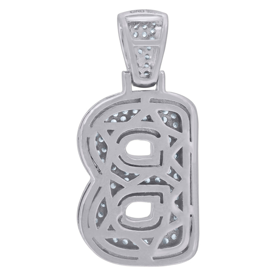 925-Silver Pendant "B" Initial