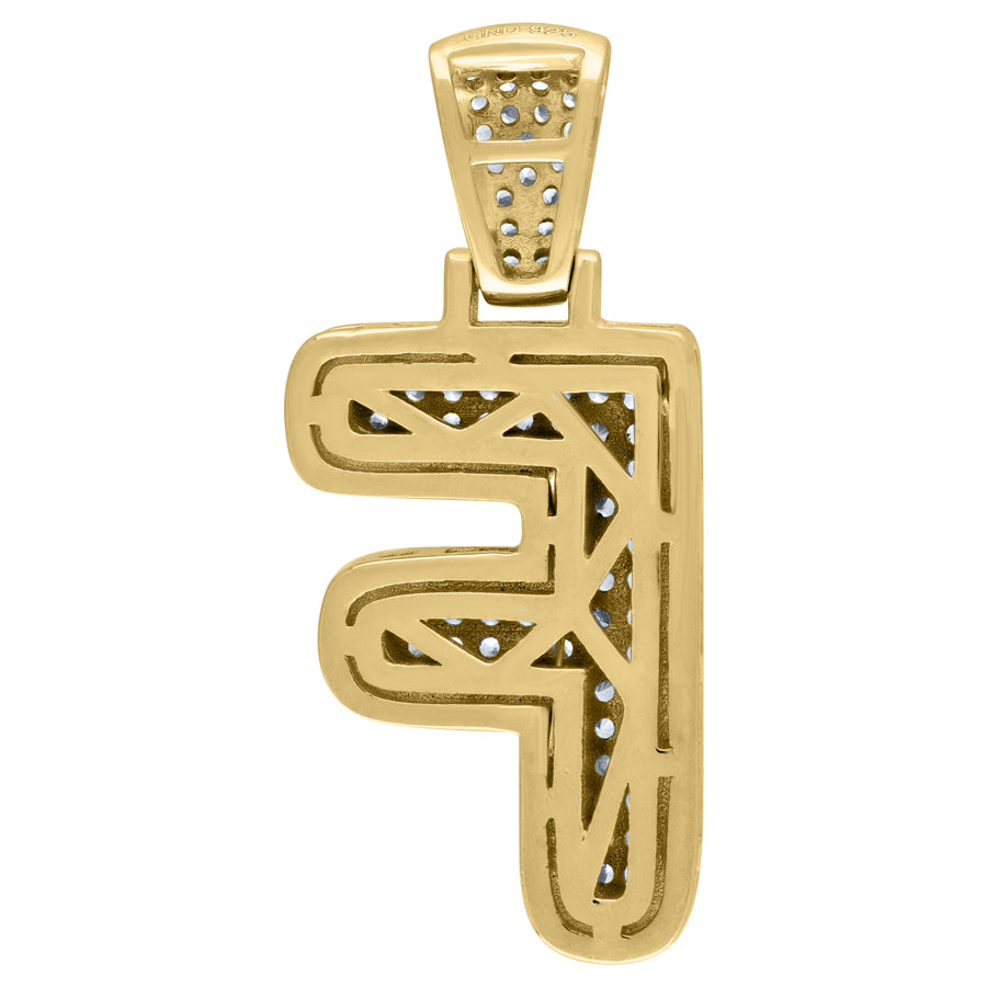 925-Silver Pendant "F" Initial
