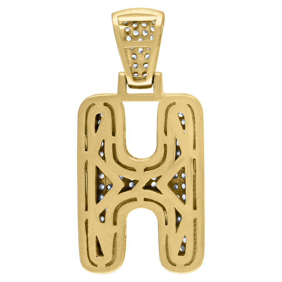 925-Silver Pendant "H" Initial