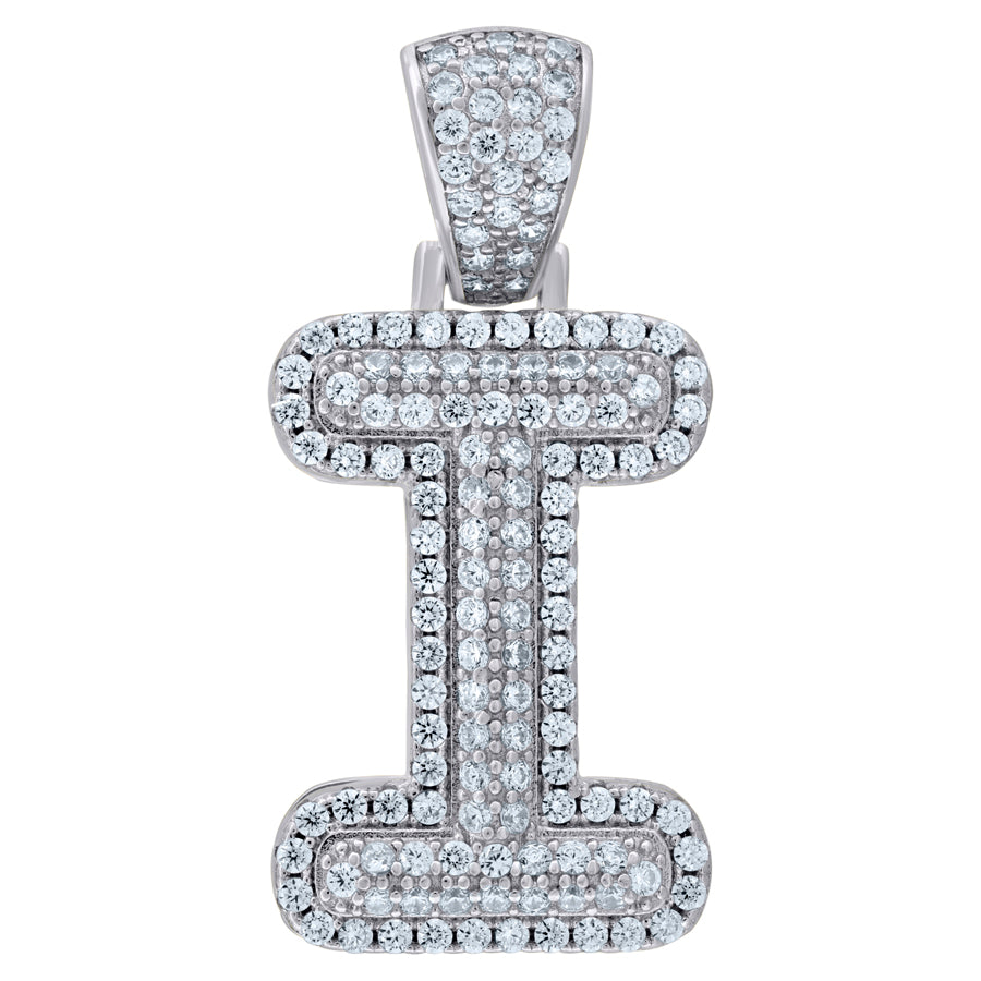 925-Silver Pendant "I" Initial