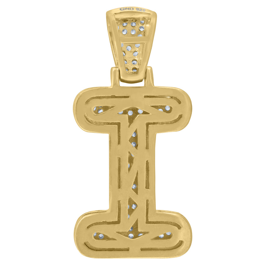 925-Silver Pendant "I" Initial