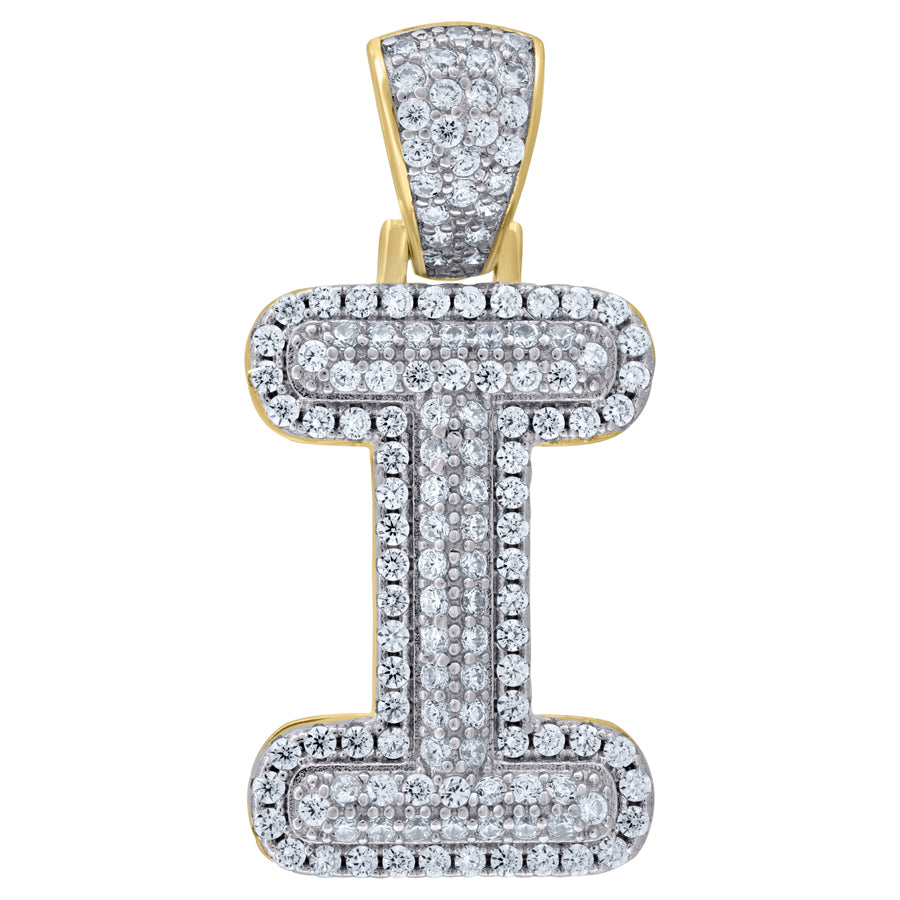 925-Silver Pendant "I" Initial