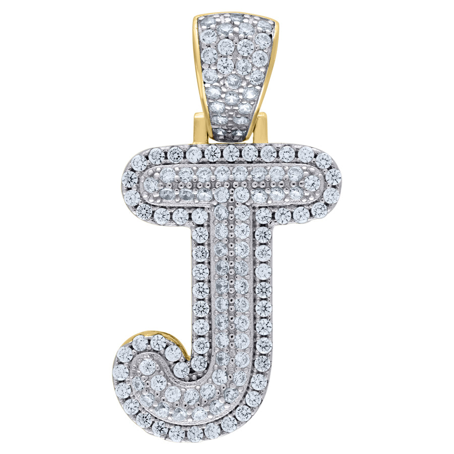 925-Silver Pendant "J" Initial