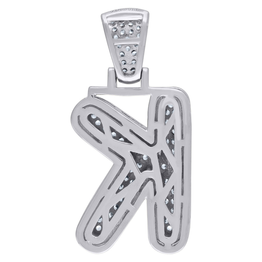 925-Silver Pendant "K" Initial