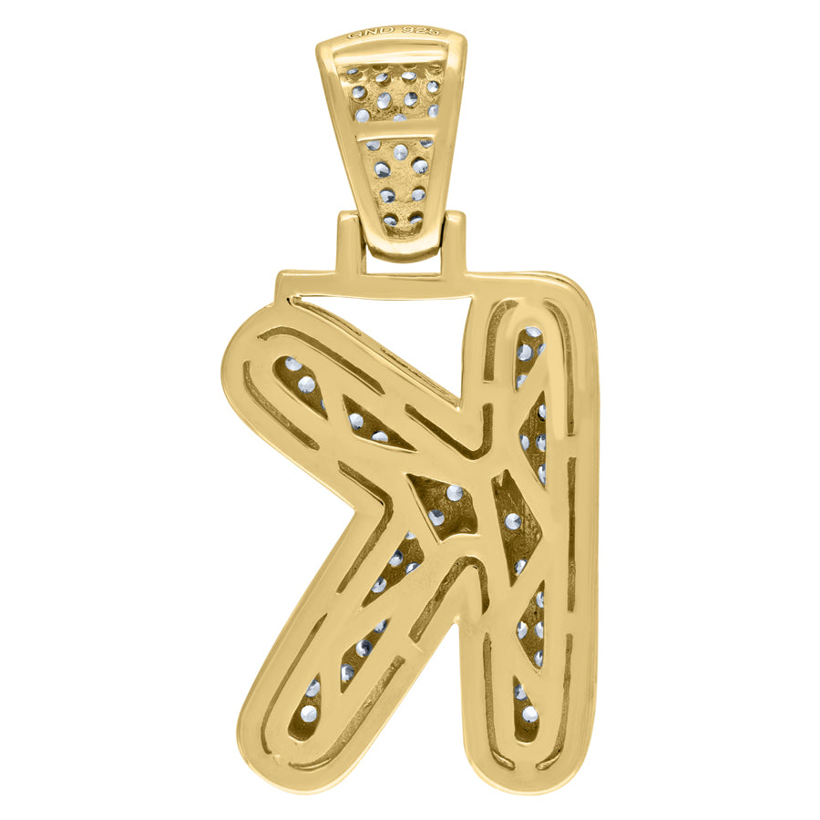 925-Silver Pendant "K" Initial
