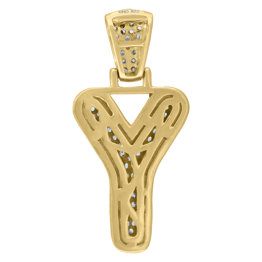 925-Silver Pendant "Y" Initial