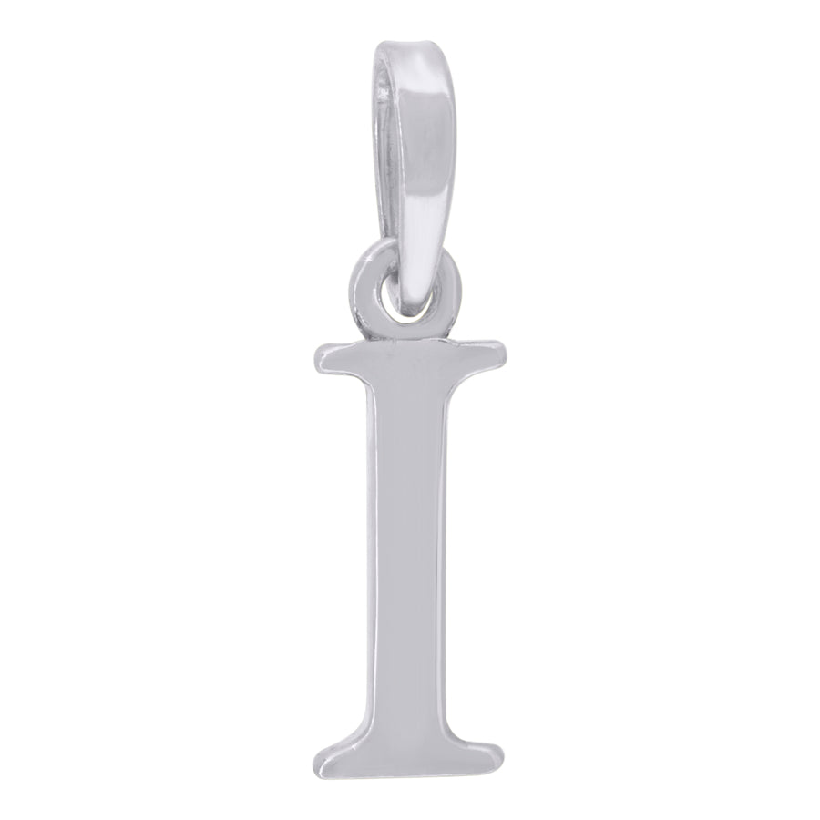 925-Silver Initial "I" Pendant