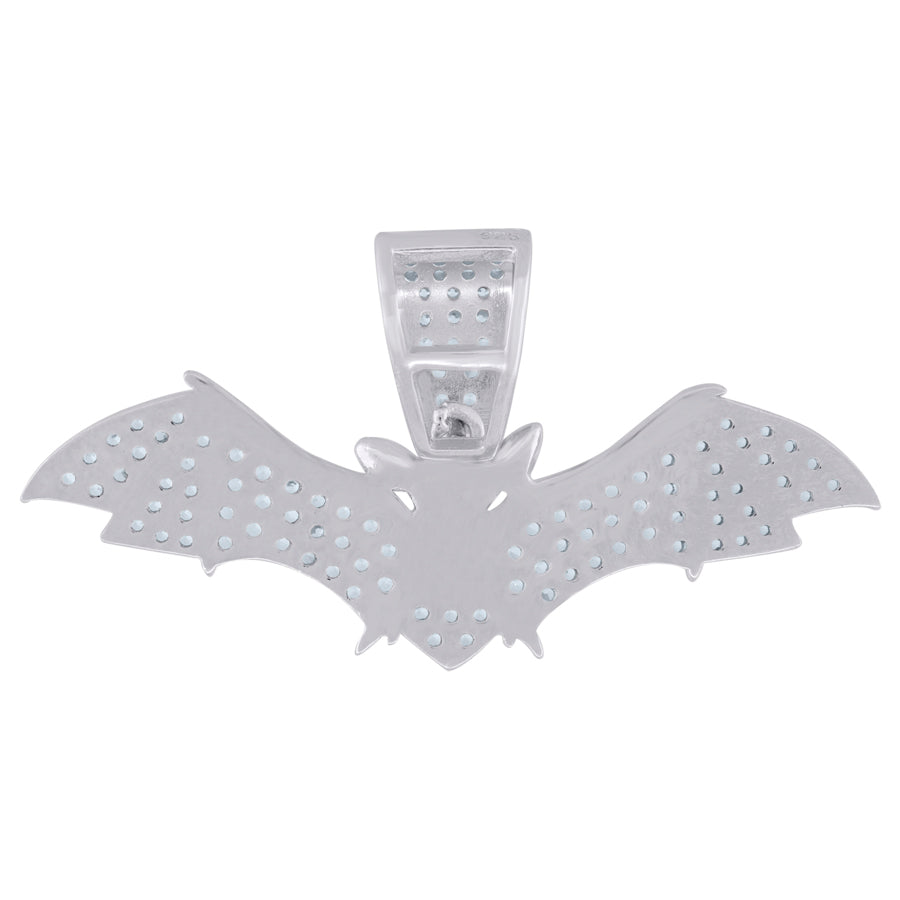 925 Sterling Silver Bat Animal Pendant