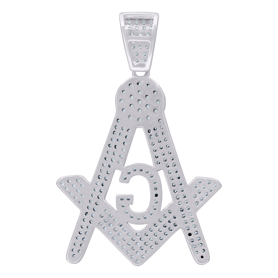 925 Sterling Silver Masonic Pendant