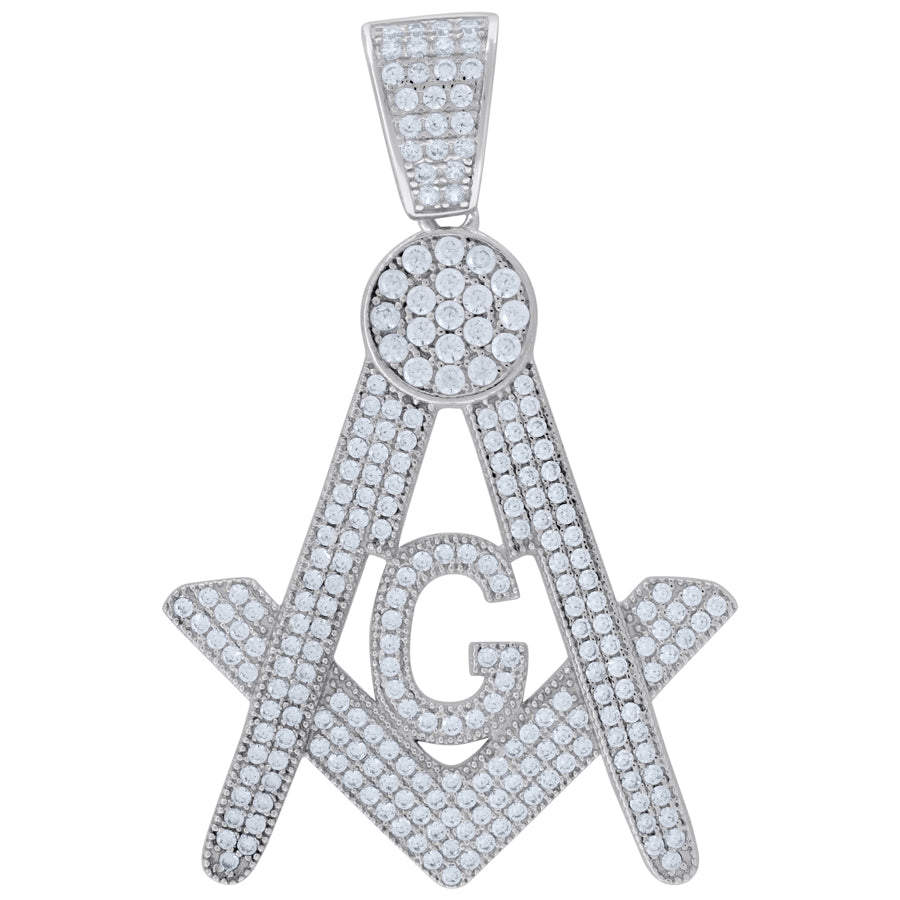925 Sterling Silver Masonic Pendant