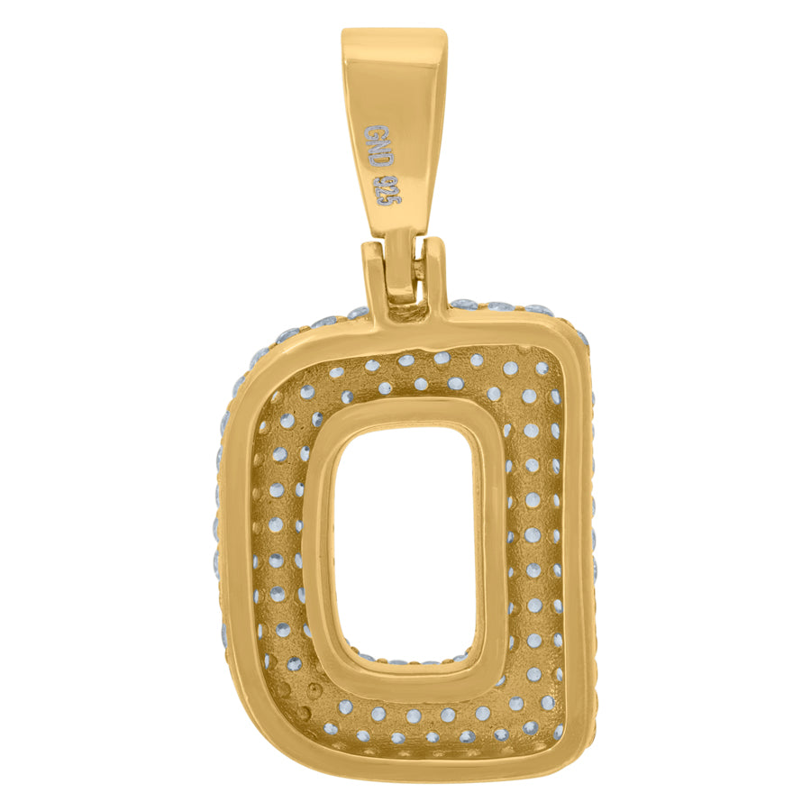 925 Cz Initial Pendant