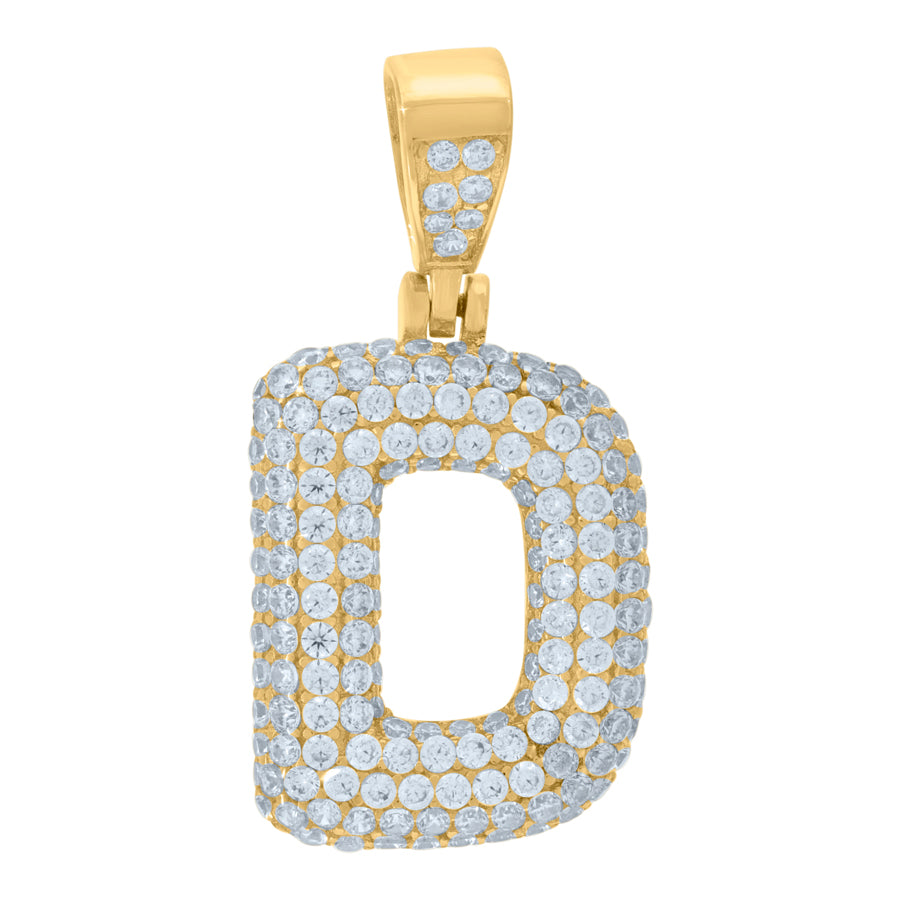 925 Cz Initial Pendant