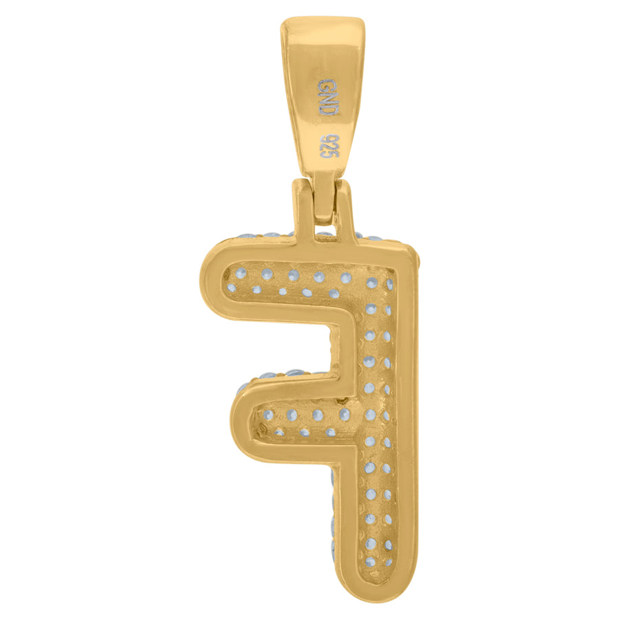925 Cz Initial Pendant