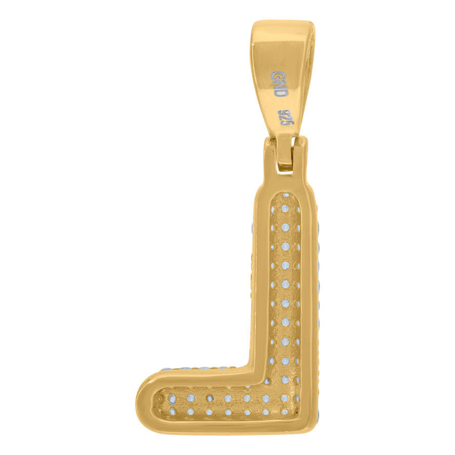 925 Cz Initial Pendant