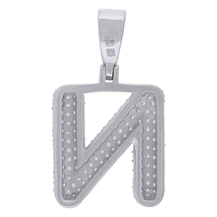 925 Cz Initial Pendant