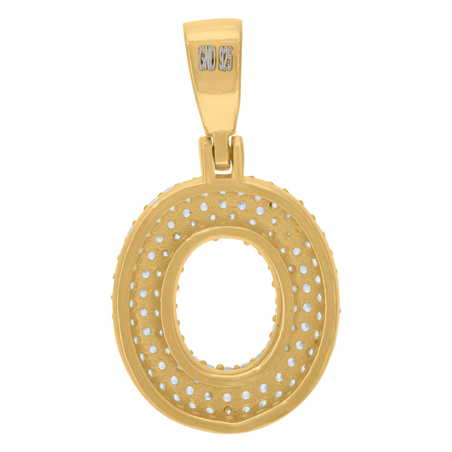 925 Cz Initial Pendant