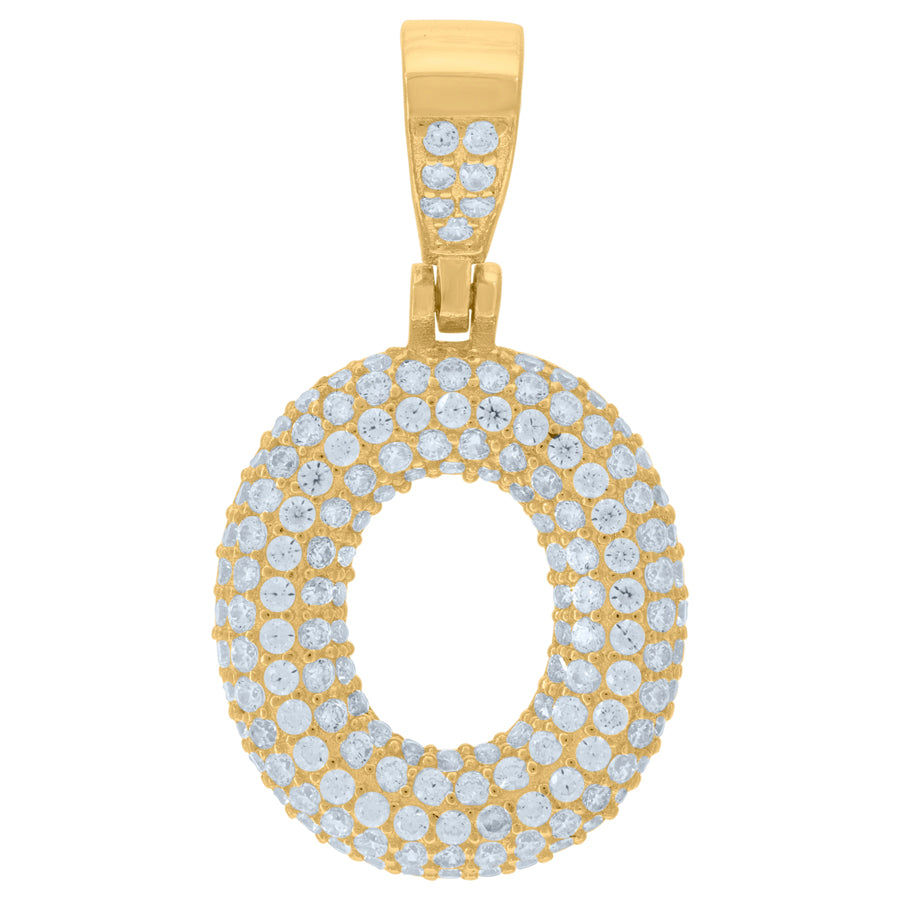 925 Cz Initial Pendant