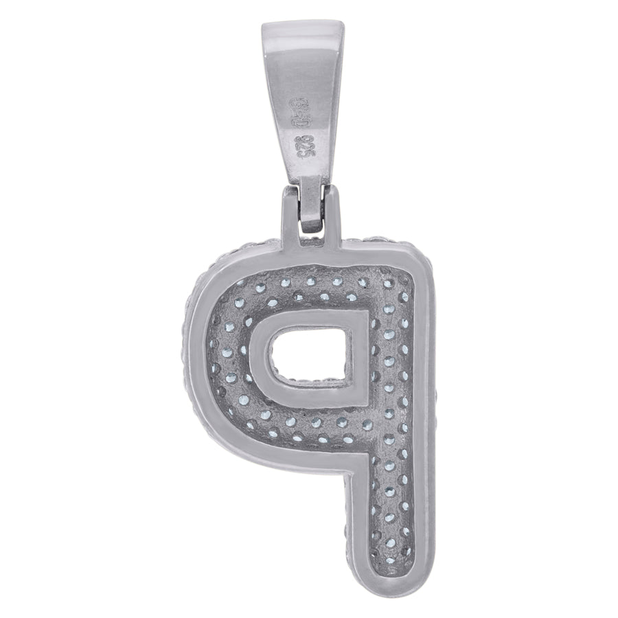 925 Cz Initial Pendant