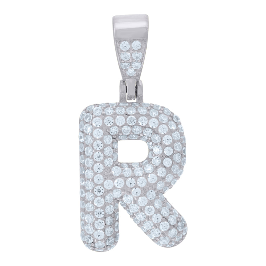 925 Cz Initial Pendant