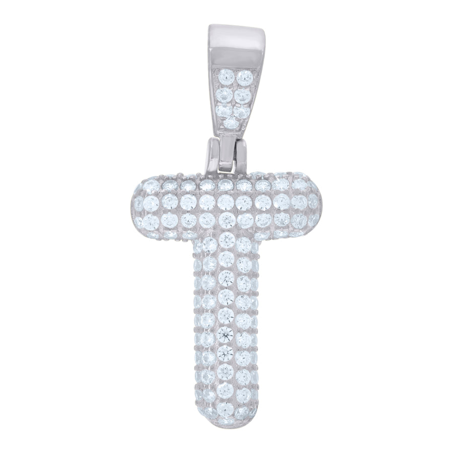925 Cz Initial Pendant