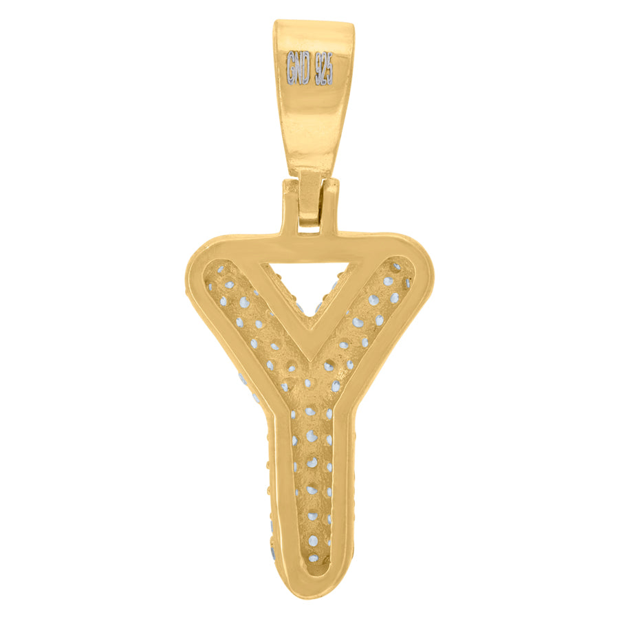 925 Cz Initial Pendant