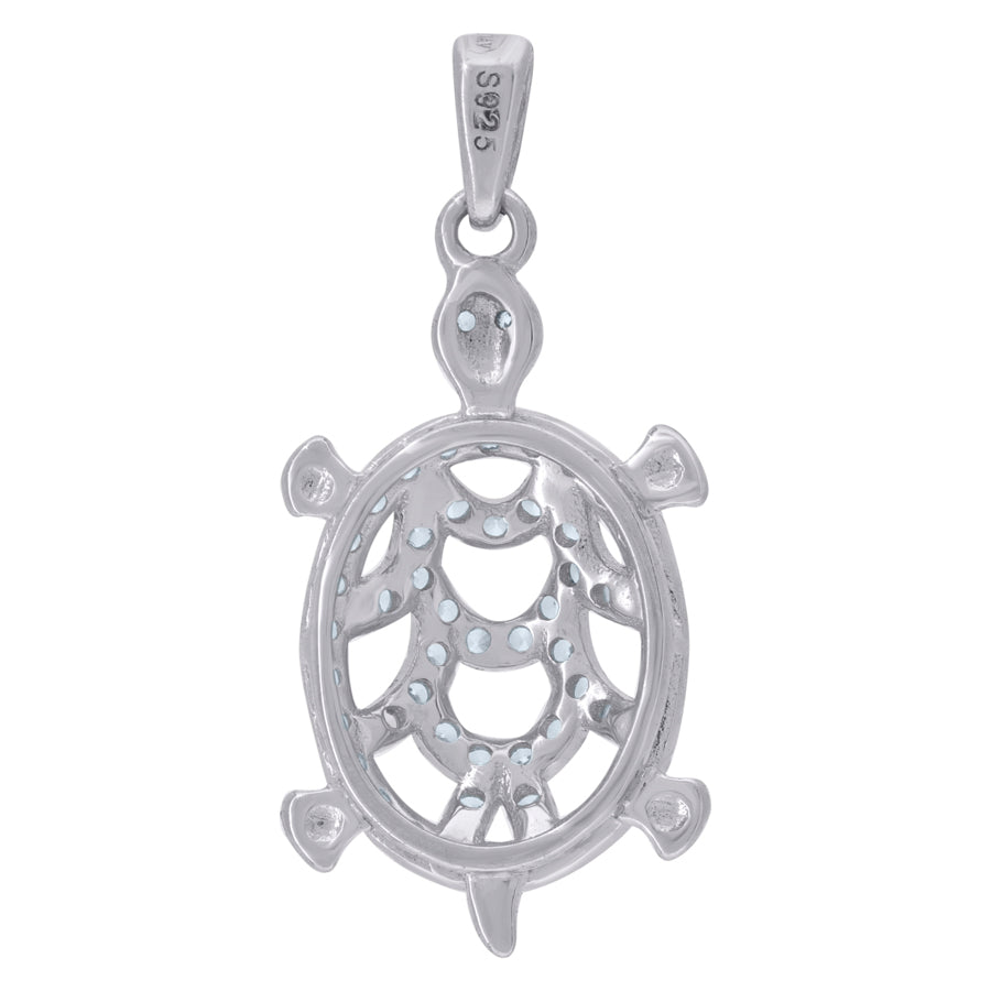 925 Sterling Silver & Cz Pendant
