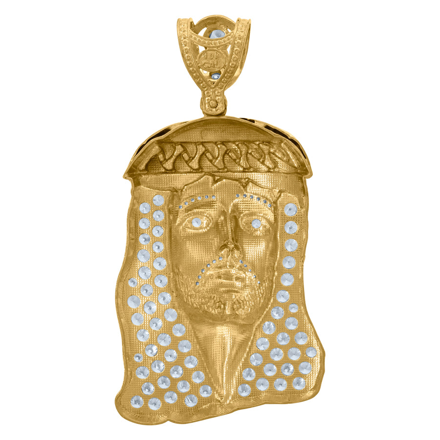 10Kt Gold Cz Pendant