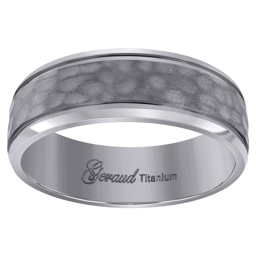 Titanium 8mm Ring