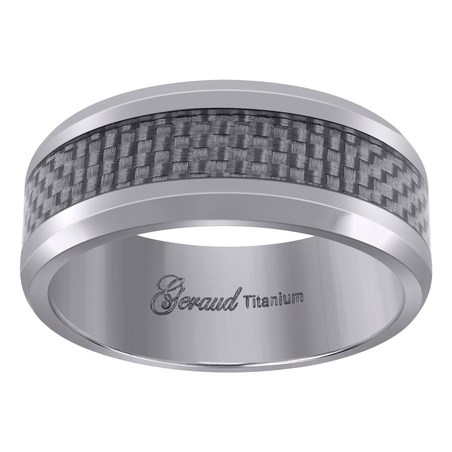 Titanium 8mm Ring