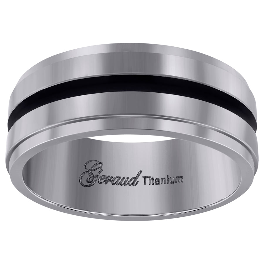Titanium 8mm Ring