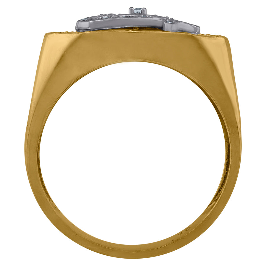 10Kt Gold Cz Ring