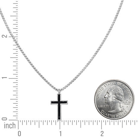Stainless Steel Pendant With Chain Necklace 20"