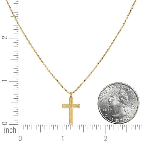 Stainless Steel Pendant With Chain Necklace 20"