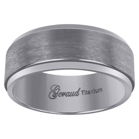 Titanium 8mm Ring