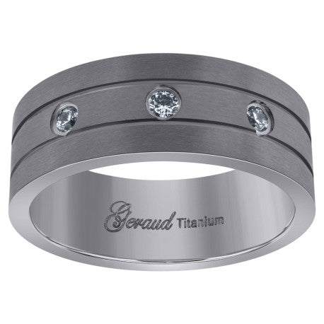 Titanium 8mm Ring