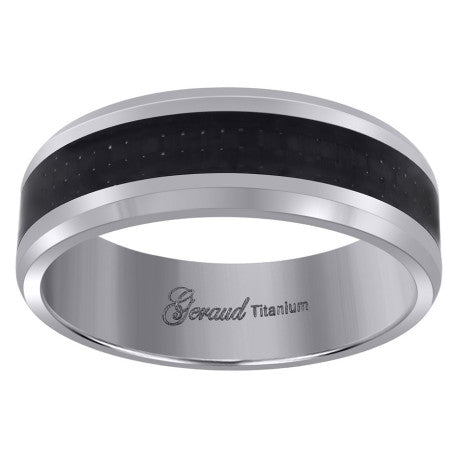 Titanium 8mm Ring