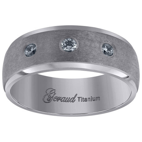 Titanium 8mm Ring