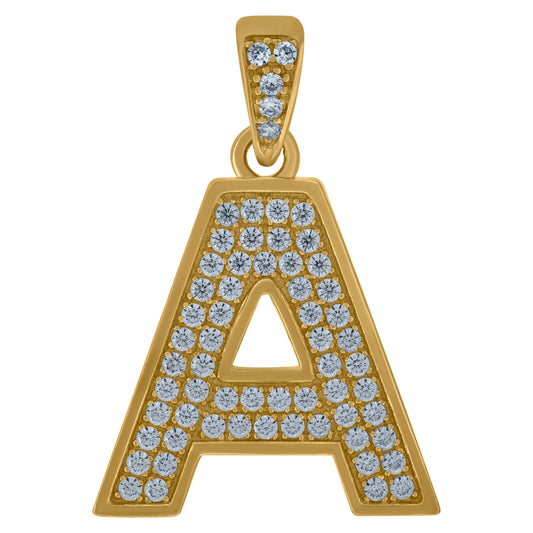 10Kt-Gold Pendant "A"